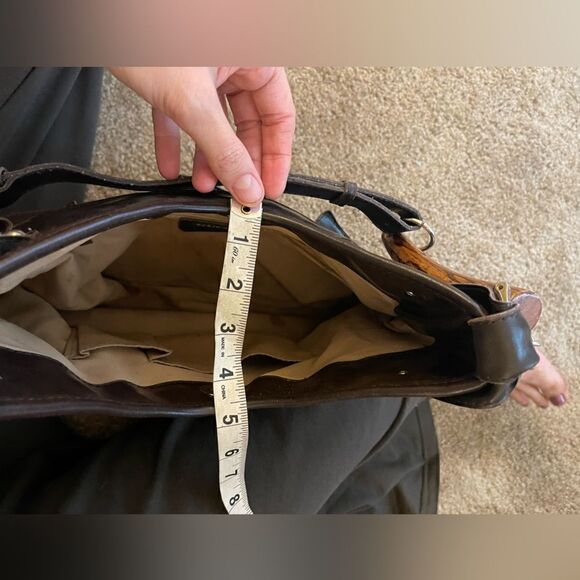 GUCCI - Vintage Burgundy Leather Purse - Picture 11 of 11